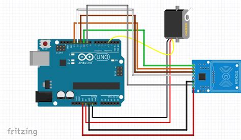 Arduino rfid servo